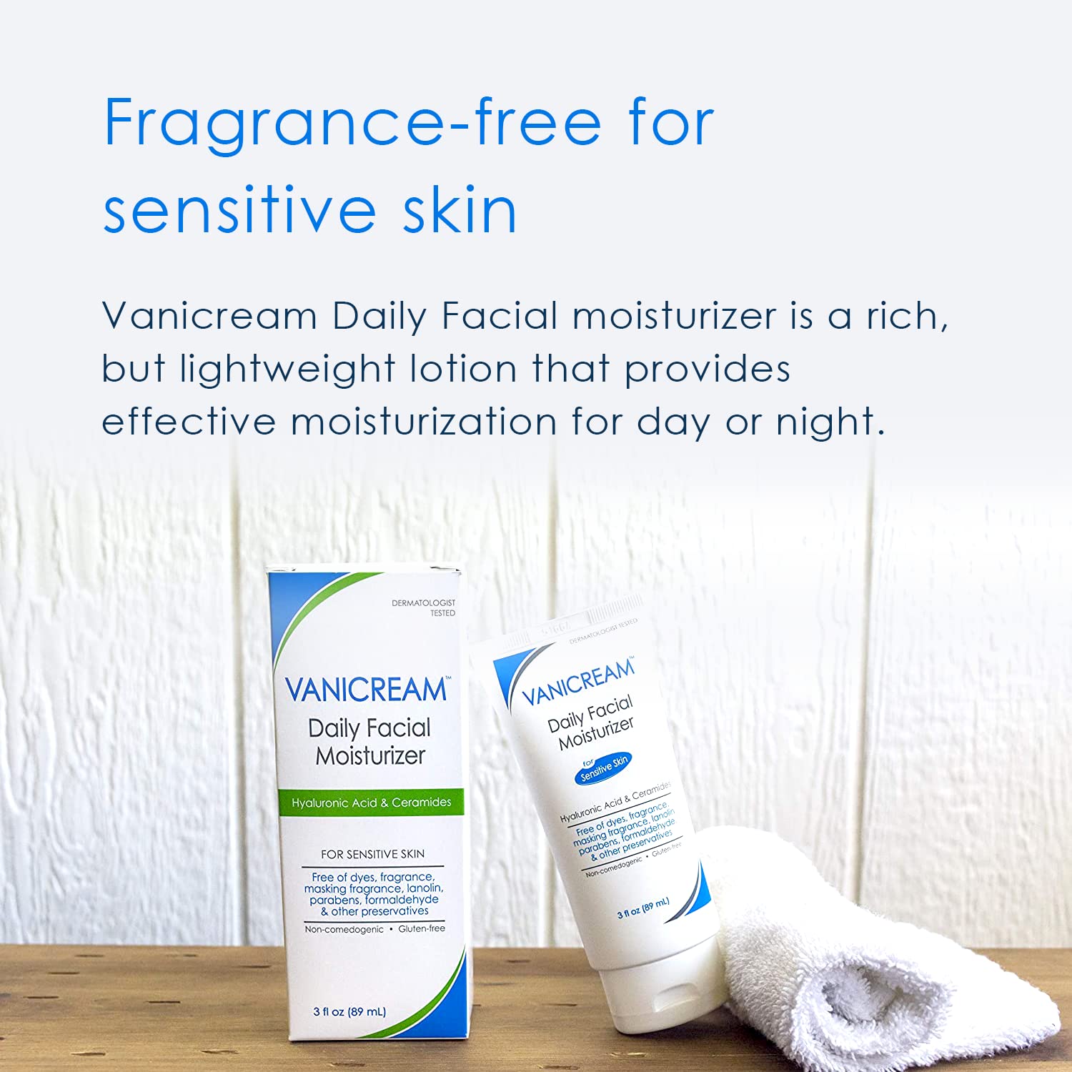 Vanicream Daily Facial Moisturizer - 3 fl oz - Formulated Without Common Irritants for Those with Sensitive Skin - Image 3